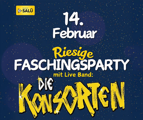 Riesige Faschingsparty