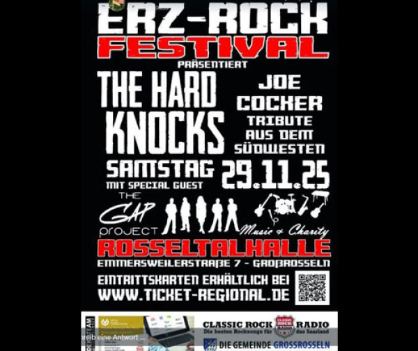 Erzrock Festival: The Hard Knocks - Joe Cocker-Tribute